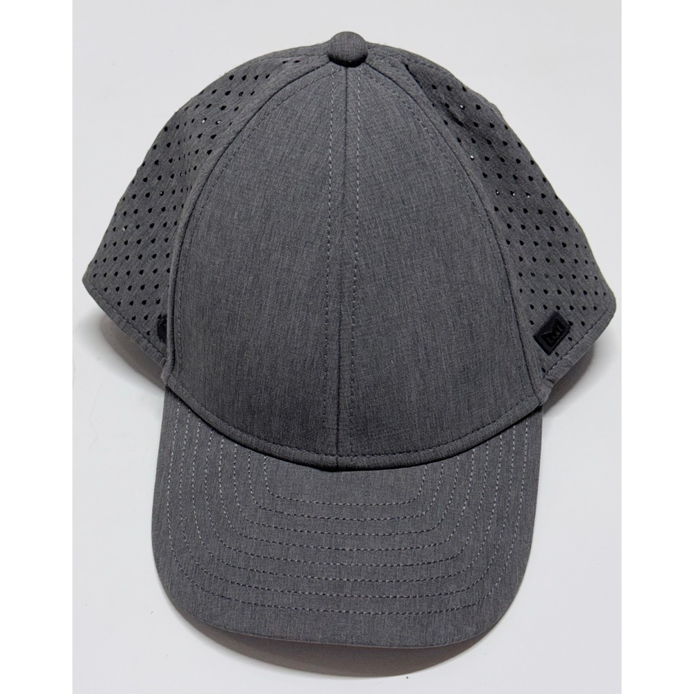 Melin A-Game Hydro Snapback Hat Charcoal Gray Performance Baseball Cap Mens